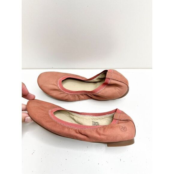 Charleston Flats Womens Size 6 Leather Gigi Coral Slip On Ballet Shoes - Picture 6 of 10